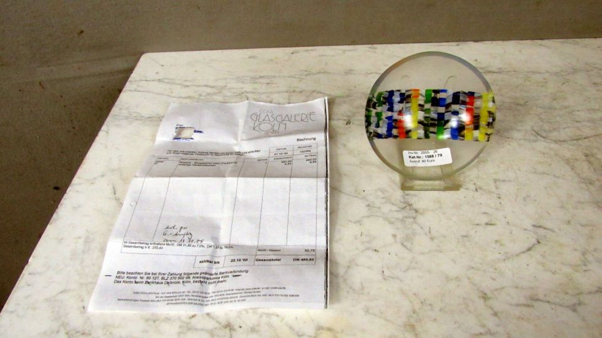 Zierteller Glasteller Küstner Mosaik - Bild 2 aus 7