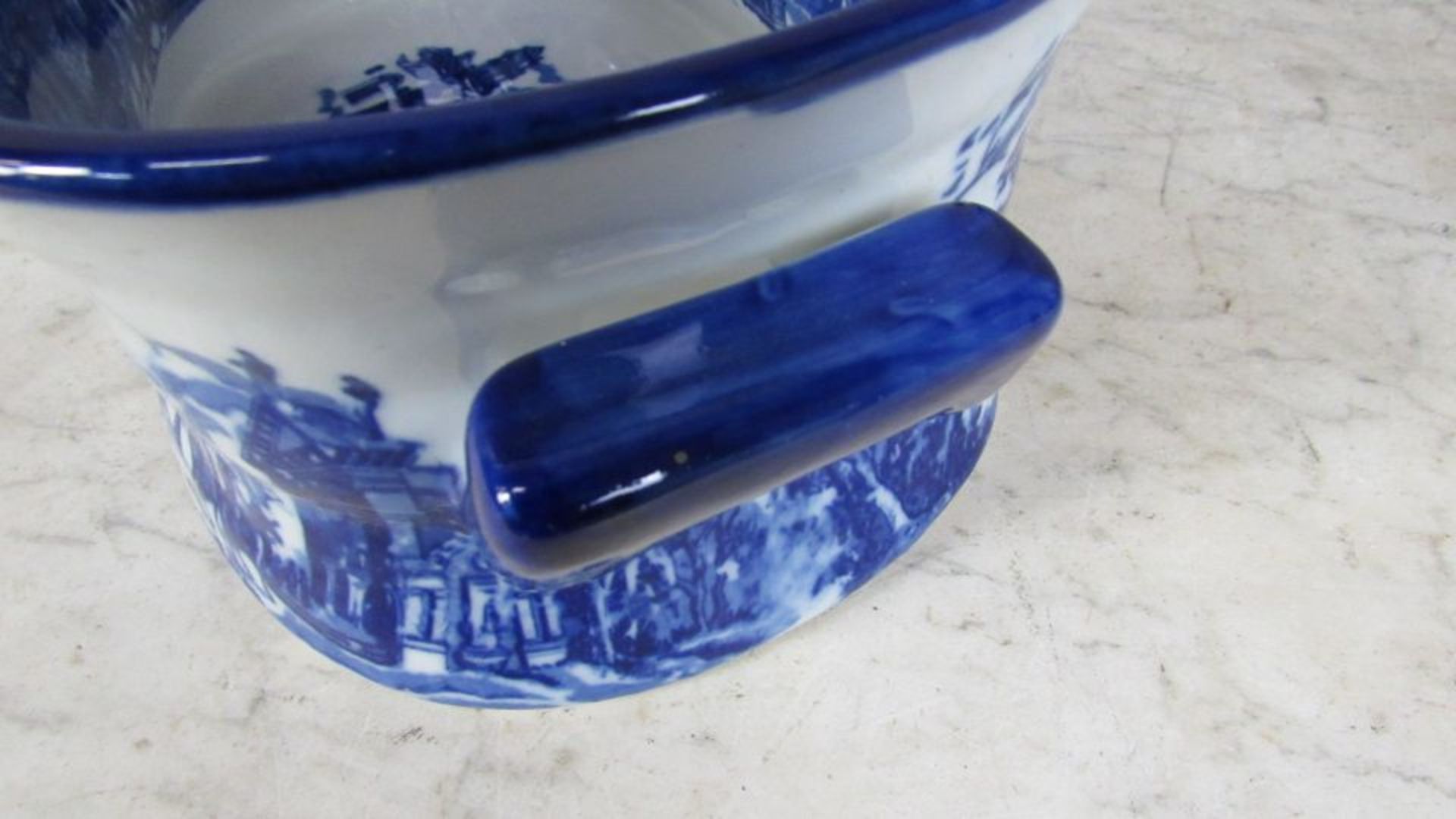 Porzellanschale Asiatische Malerei ca. - Bild 5 aus 7