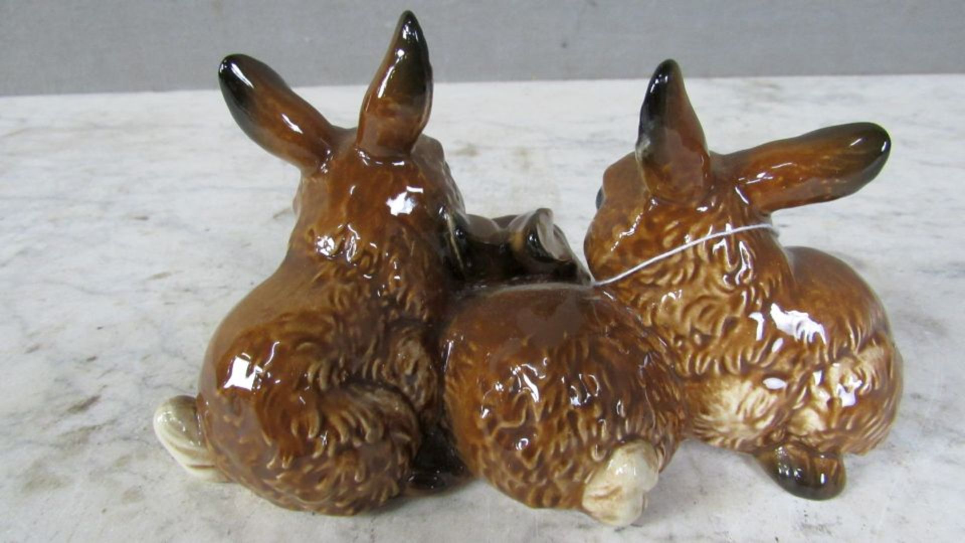 Goebel Porzellanfigur Hasenfamilie 9,5 - Bild 5 aus 7