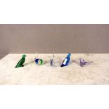 5 Glasskulpturen evtl.