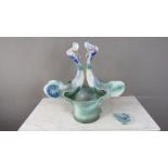 Skulptur lasierte Keramik Fabelwesen