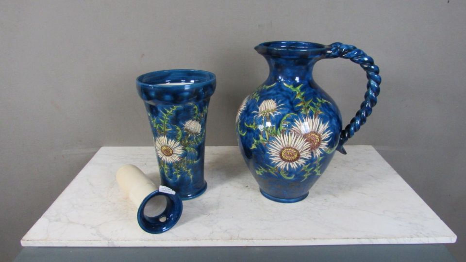 Keramik Schirmständer und große Vase - Bild 5 aus 9