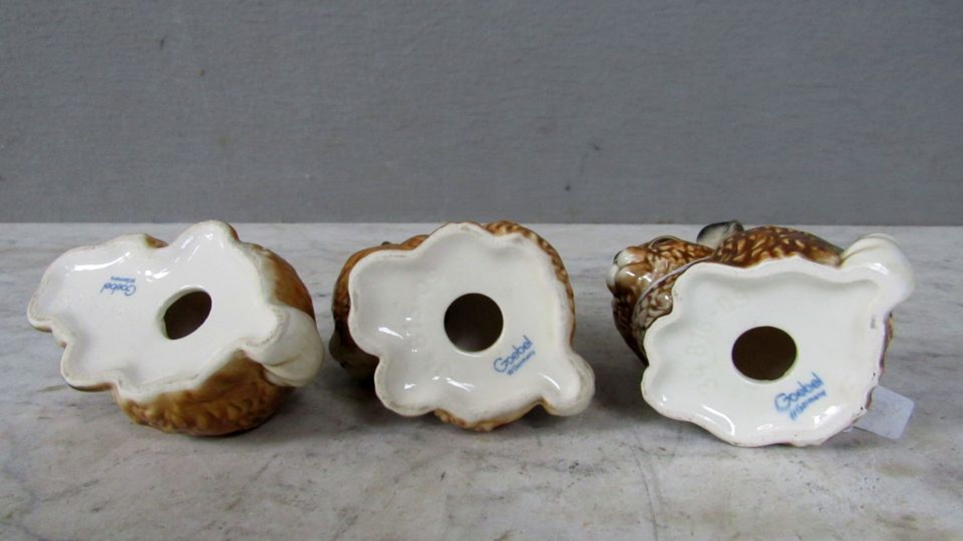 3 Porzellanfiguren Hasen Goebel 1x - Bild 7 aus 8