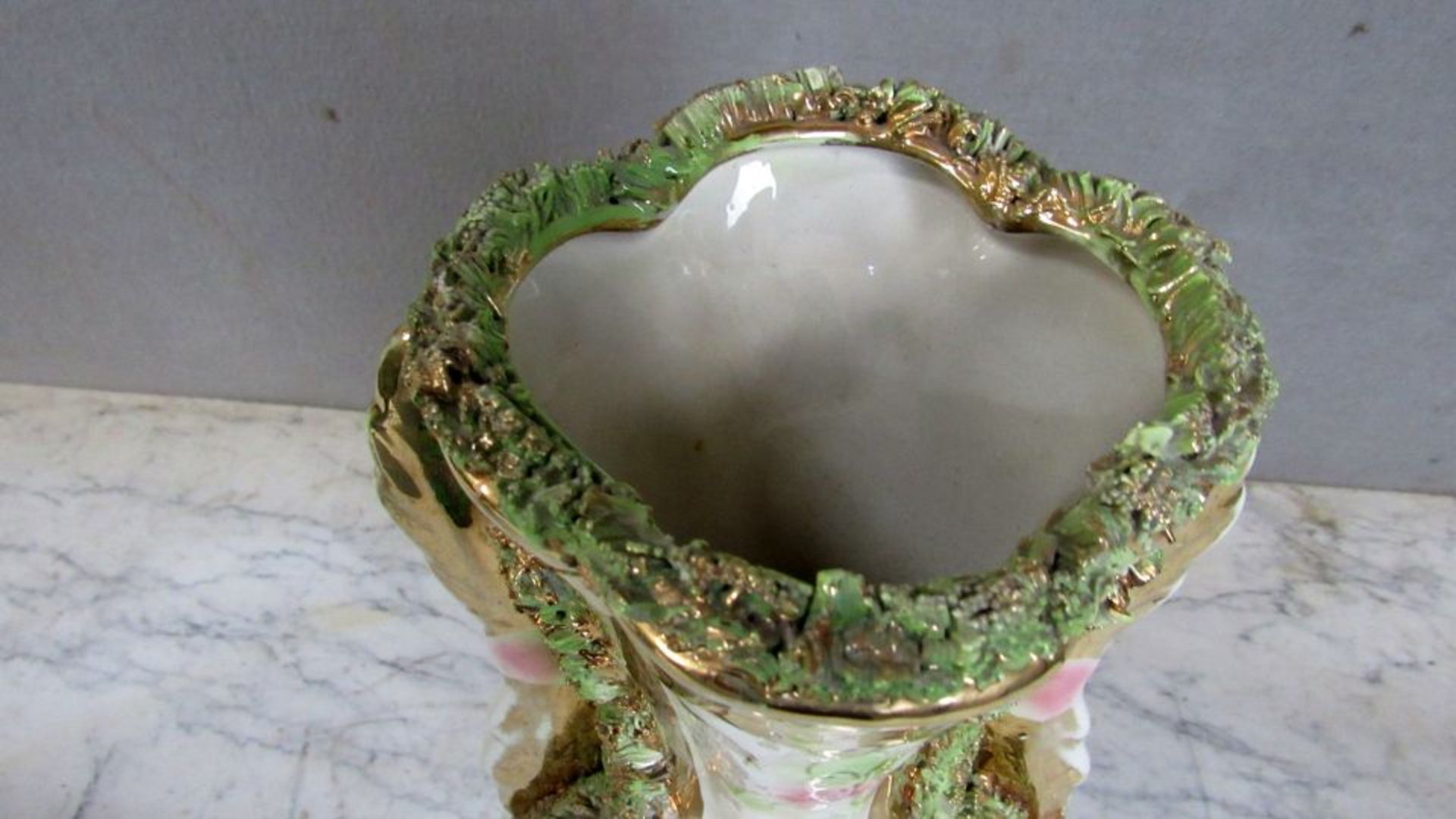 Prunkvase bestoßen 34cm - Bild 2 aus 6