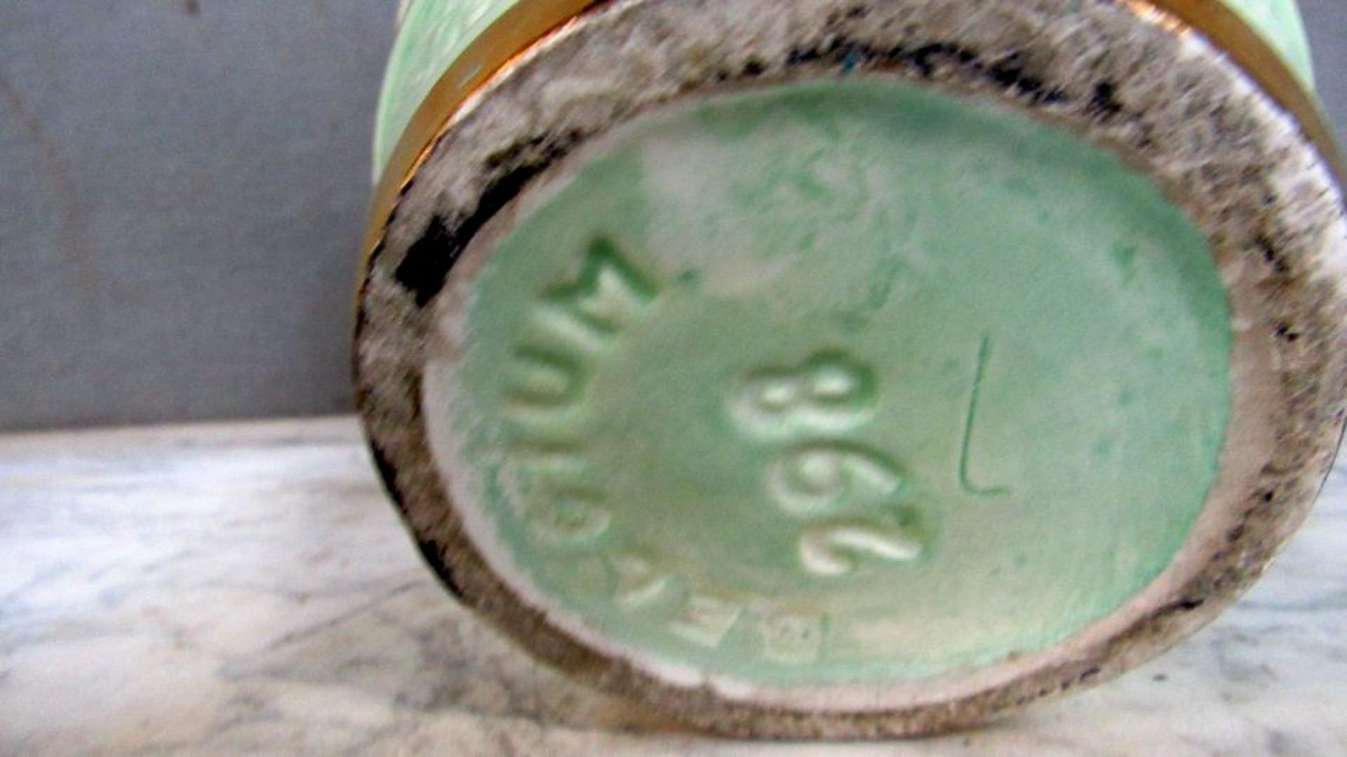 Tischvase in Krugform bestoßen 24cm - Bild 8 aus 8