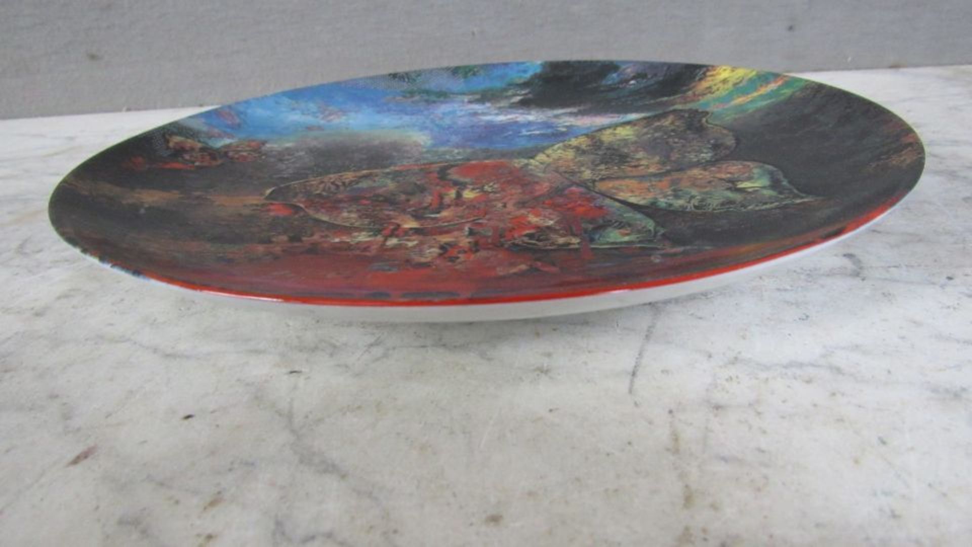 Porzellan Künstlerteller auflage 2000 - Bild 5 aus 8