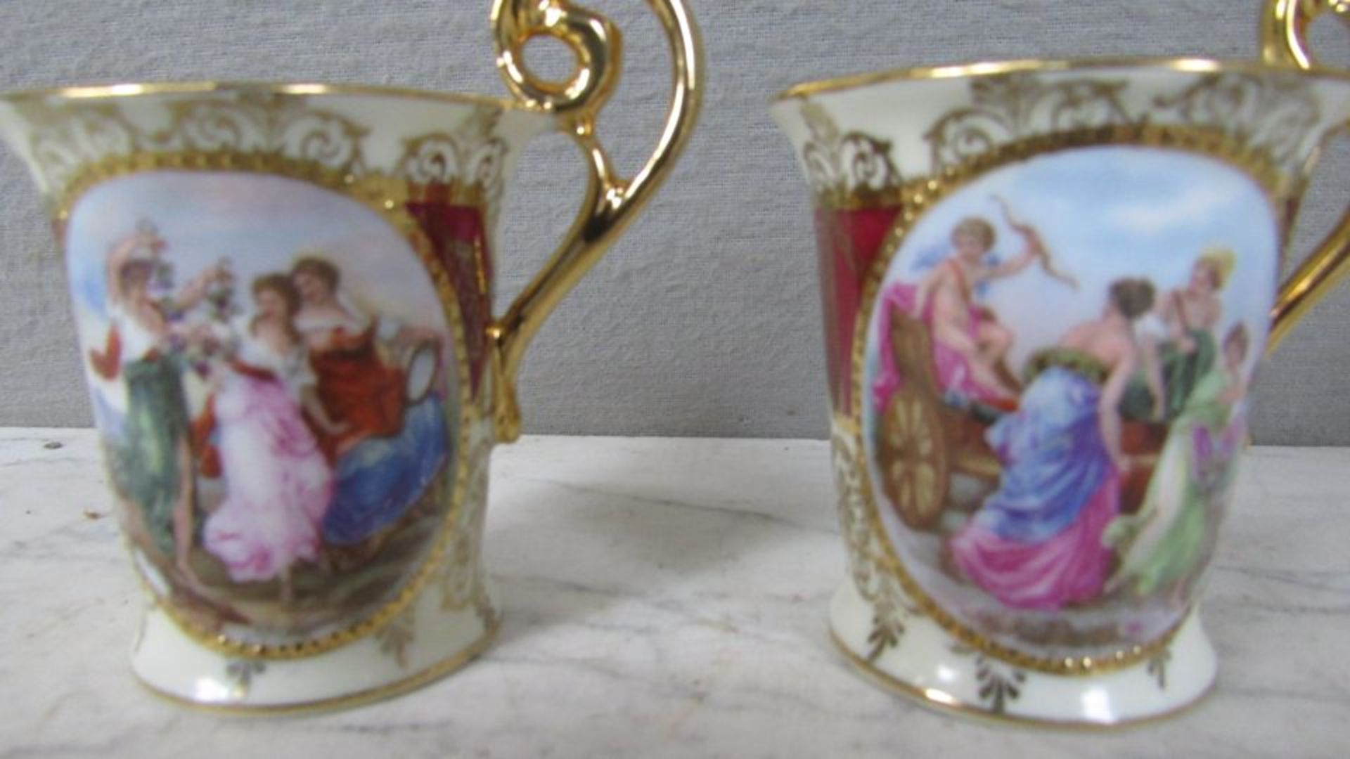 Konvolut Porzellan Wien antik 7 - Bild 8 aus 9