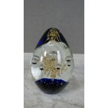 Briefbeschwerer Klarglas mit