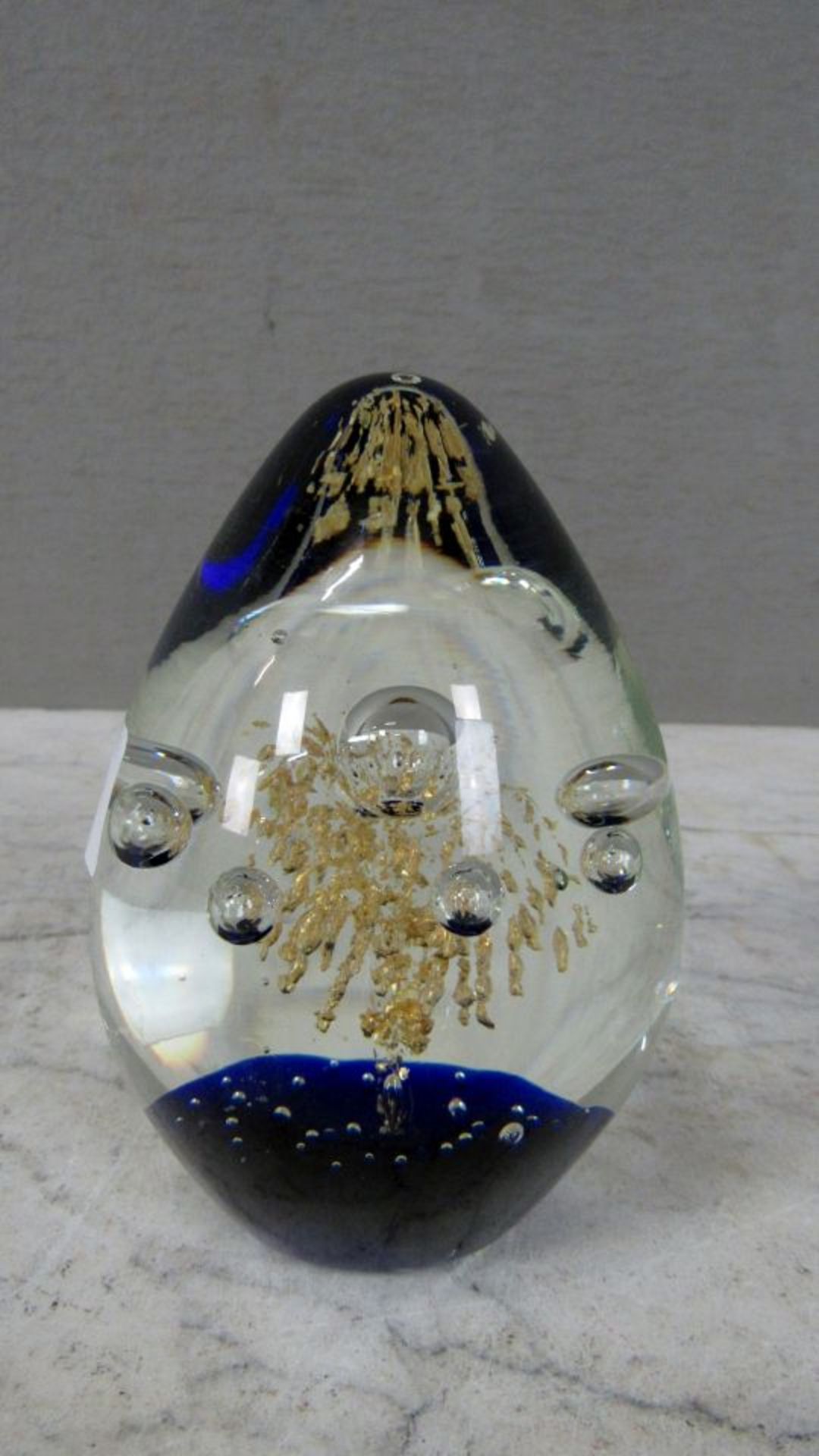 Briefbeschwerer Klarglas mit