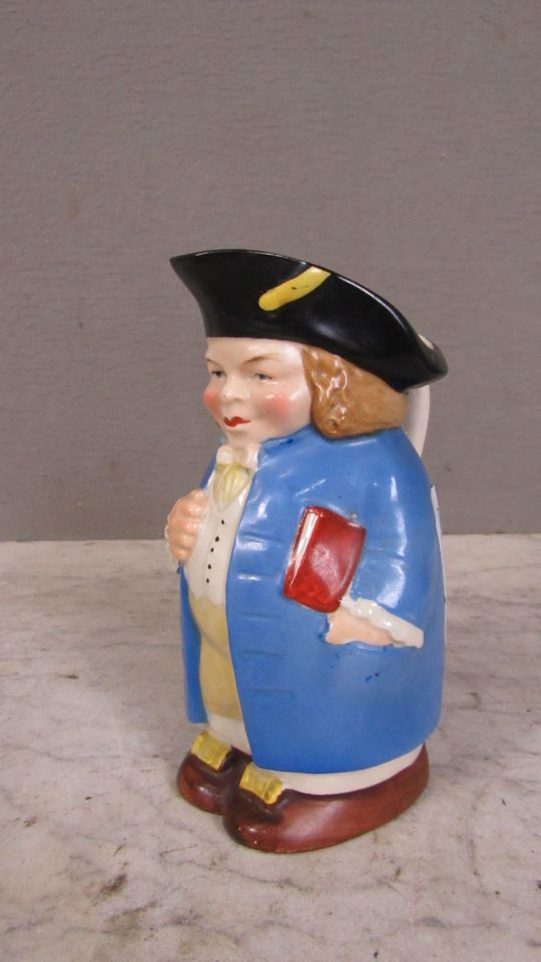 Keramikkrug antik England männliche