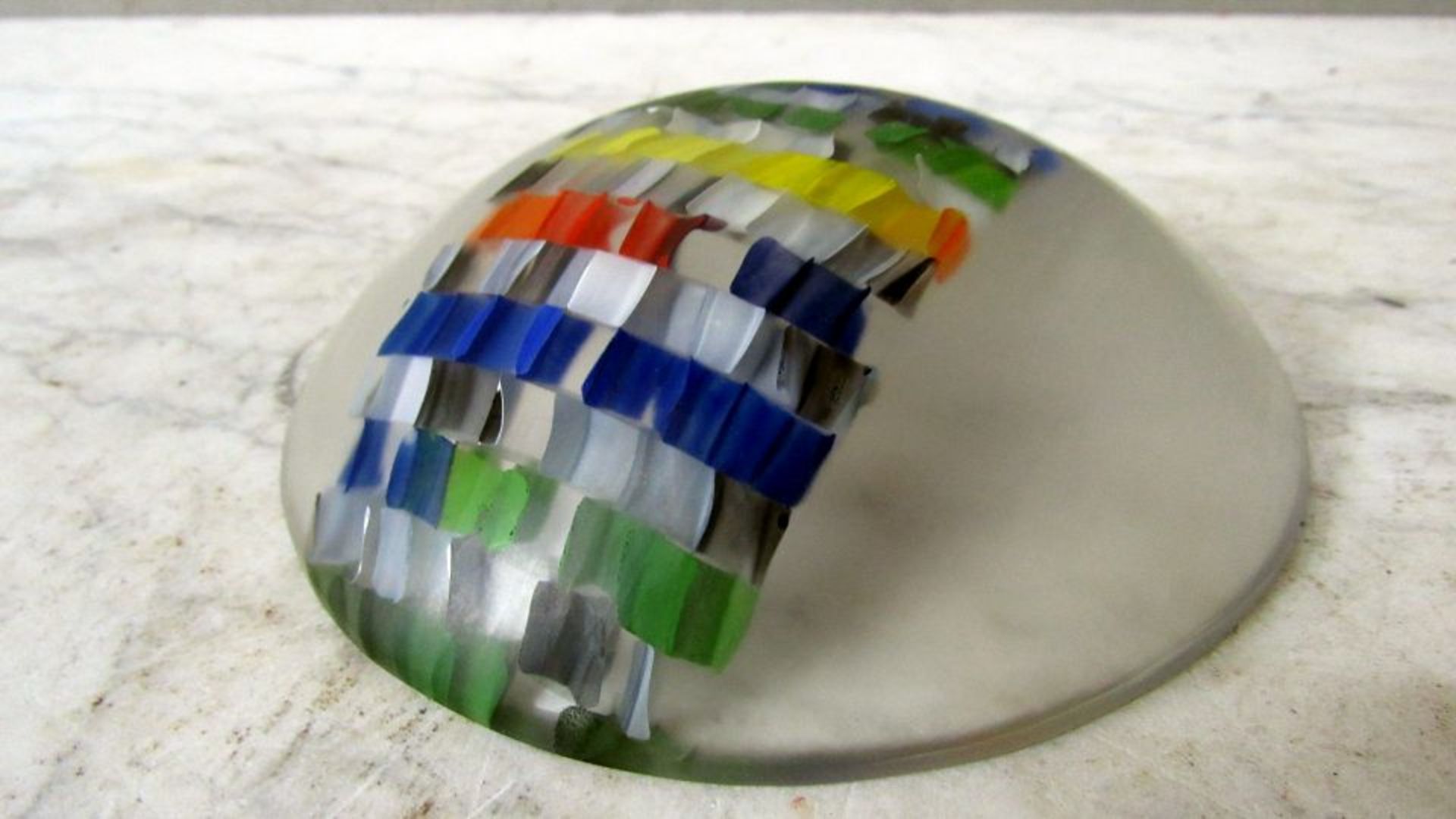 Zierteller Glasteller Küstner Mosaik - Bild 7 aus 7