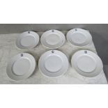 6 Porzellanteller KPM mit Logo