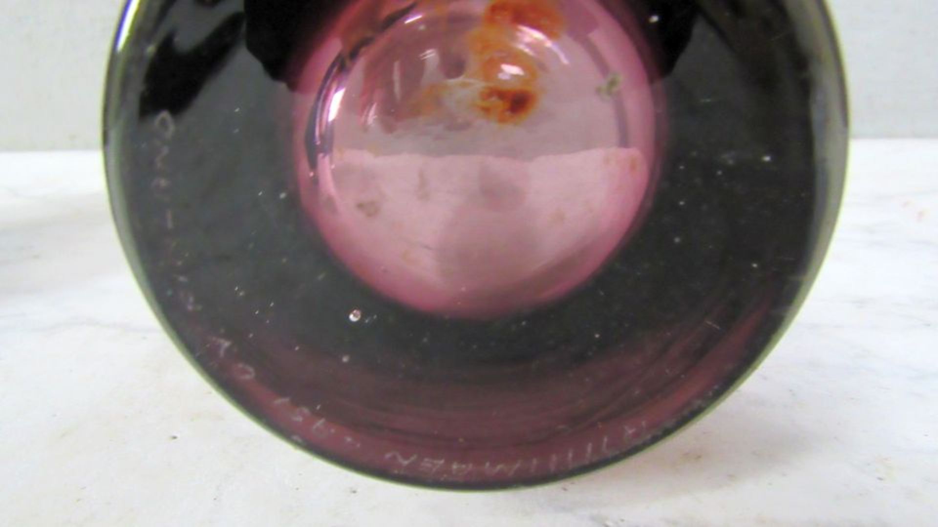 2 Designer Glasvasen Finnland ca.1960 - Bild 5 aus 5