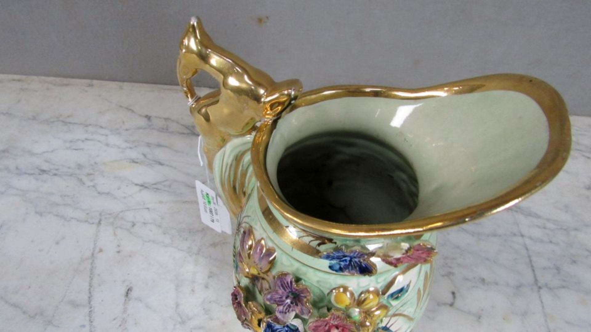 Tischvase in Krugform bestoßen 24cm - Bild 2 aus 8