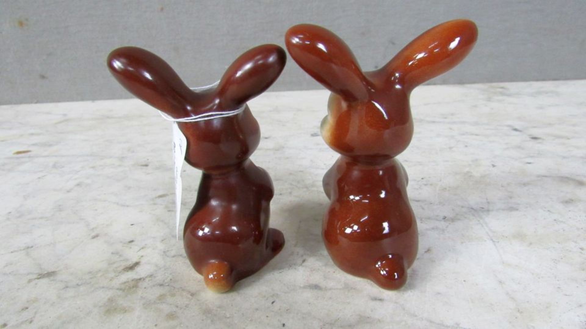 Goebel Porzellanfigur 2 Hasen 10cm - Bild 5 aus 7