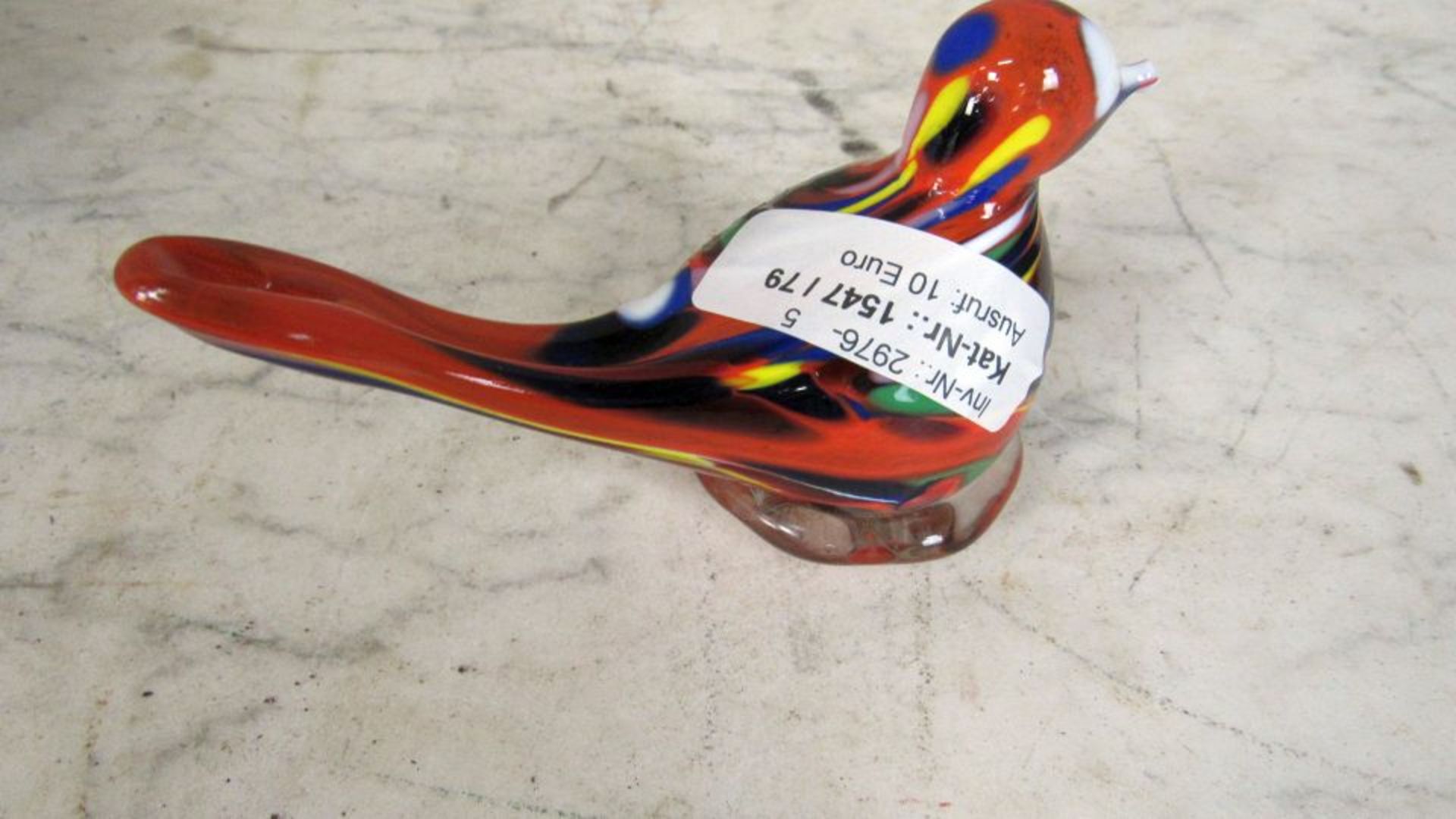 Glasskulptur Vogel mundgeblasen - Bild 2 aus 5