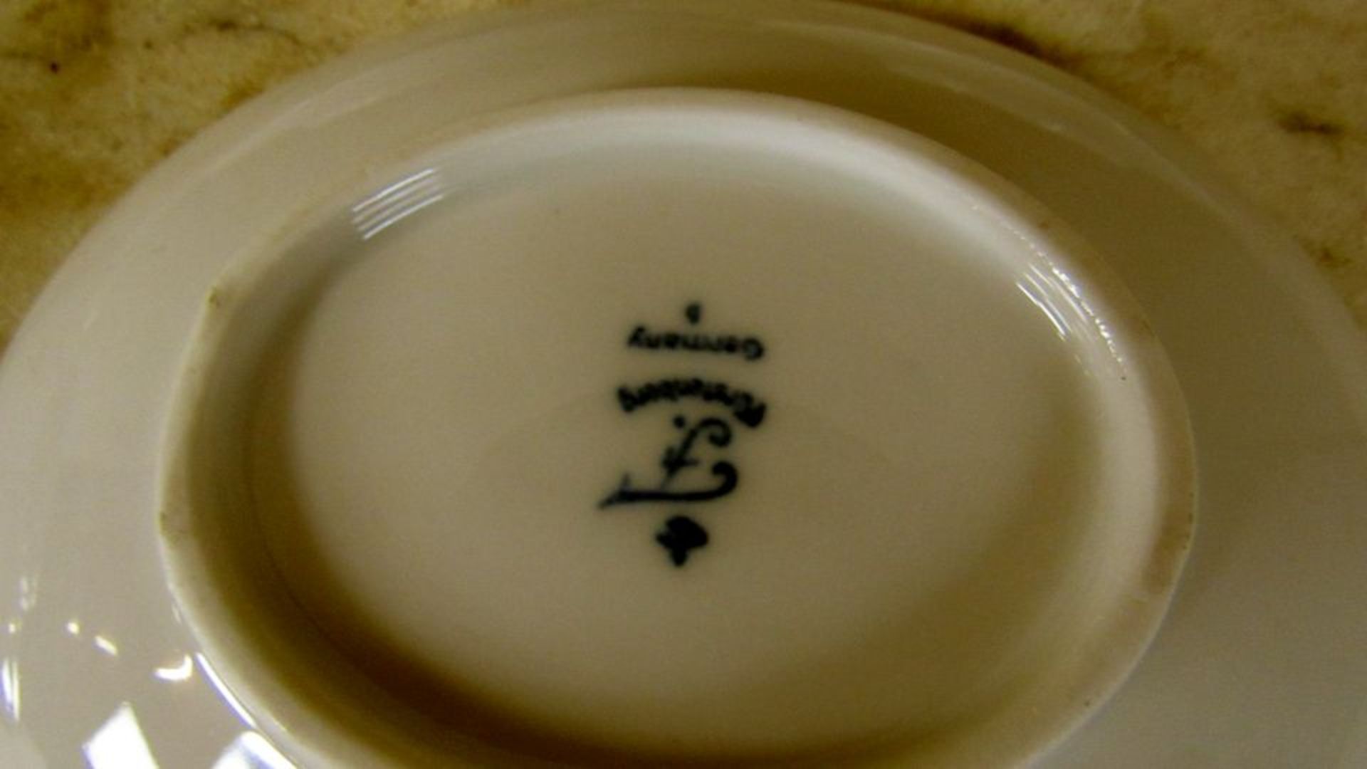 5 Fürstenberg Beisetzteller klein - Bild 5 aus 5