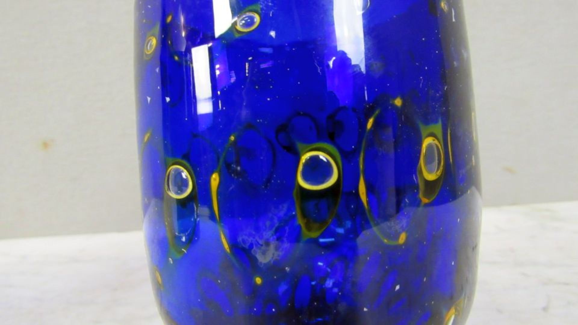 Glasvase Eisch goldfarbene Einschlüsse - Bild 4 aus 6