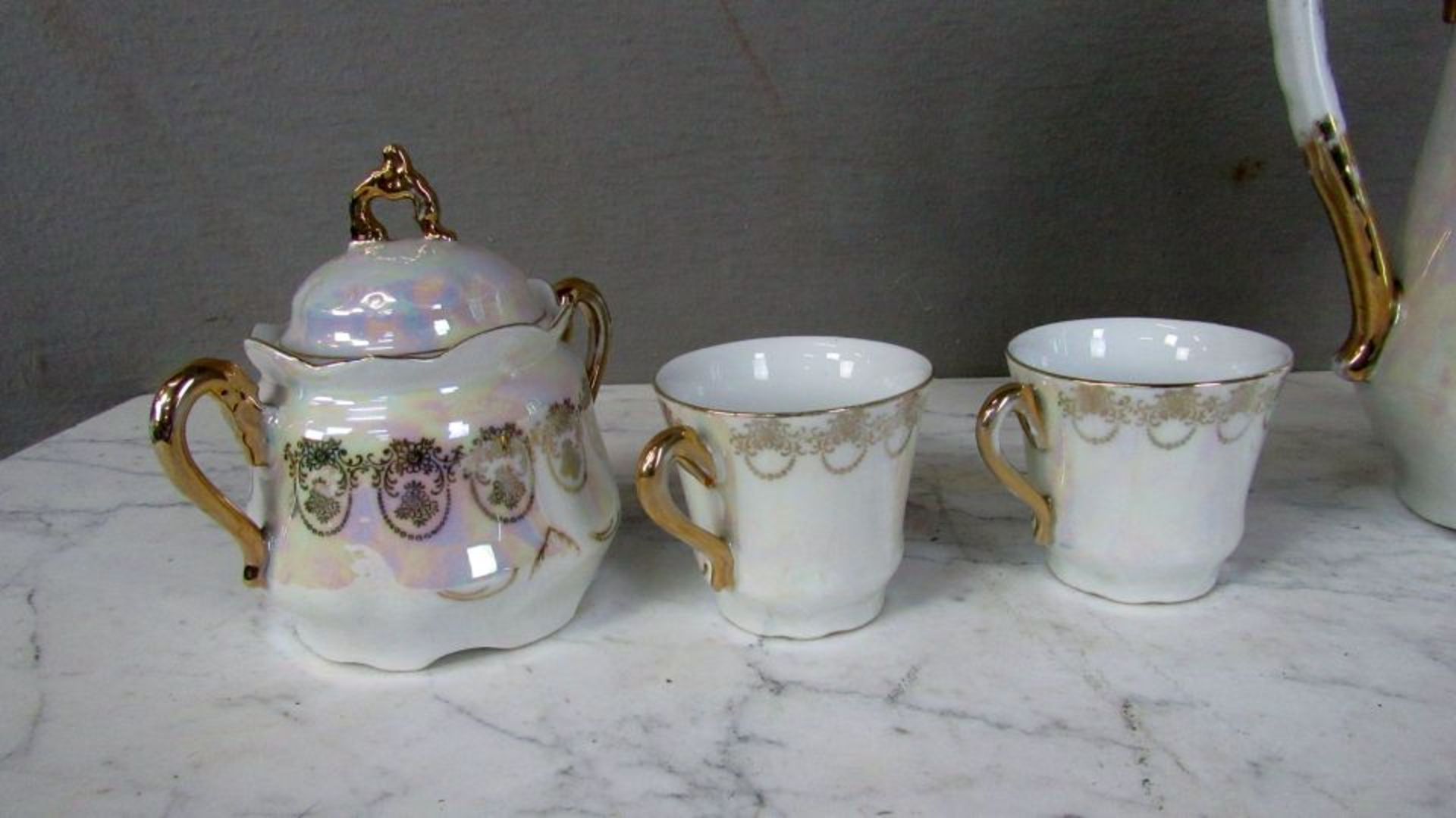 Antiker Kaffeekern irrisierend um 1900 - Bild 5 aus 7