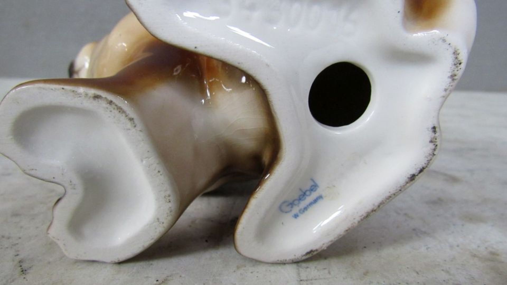 Goebel 2 Porzellanfiguren Hasen 16cm - Bild 6 aus 7