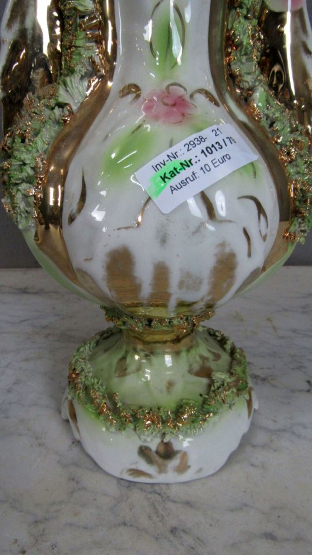 Prunkvase bestoßen 34cm - Bild 3 aus 6