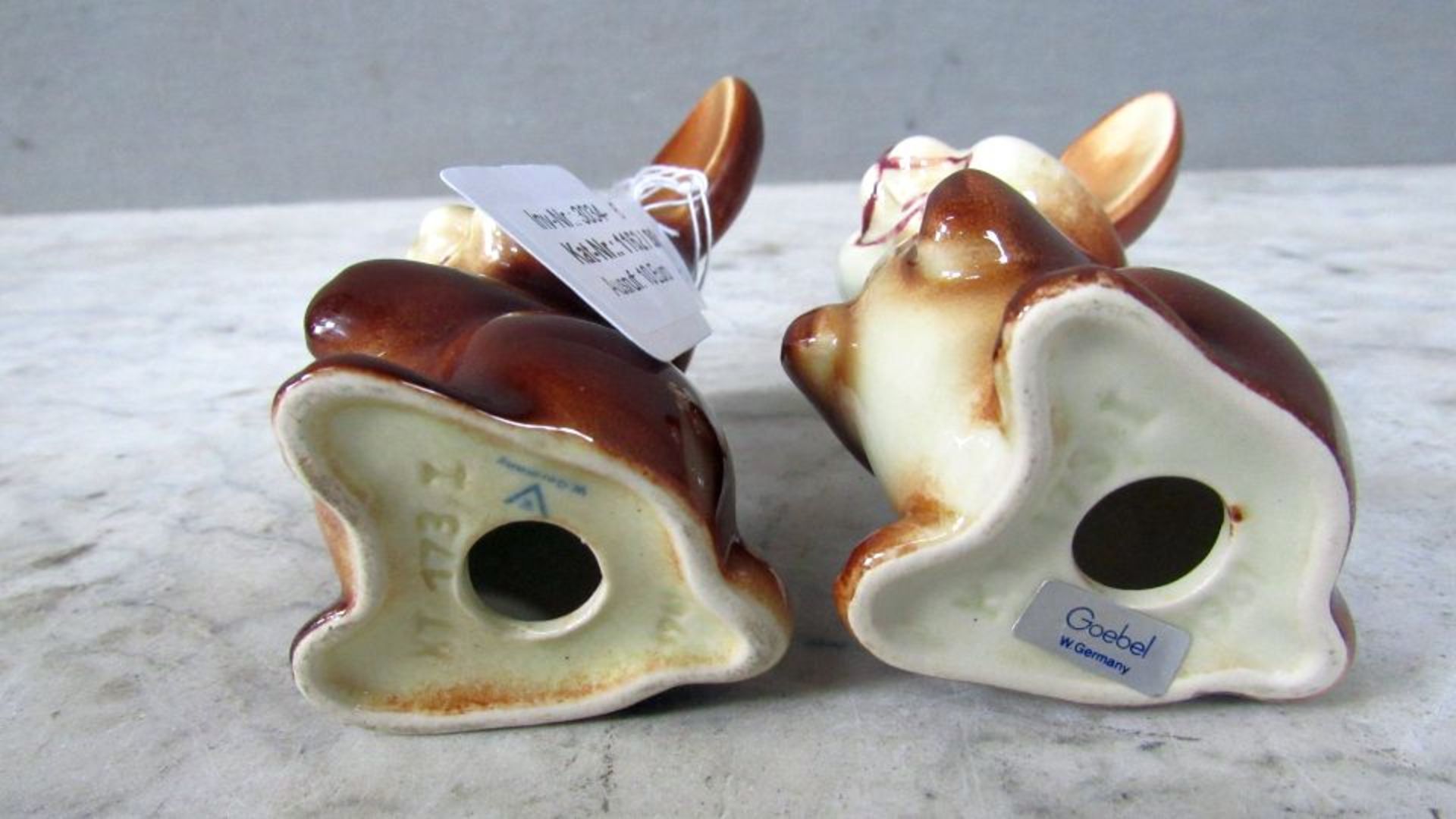 Goebel Porzellanfigur 2 Hasen 10cm - Bild 7 aus 7