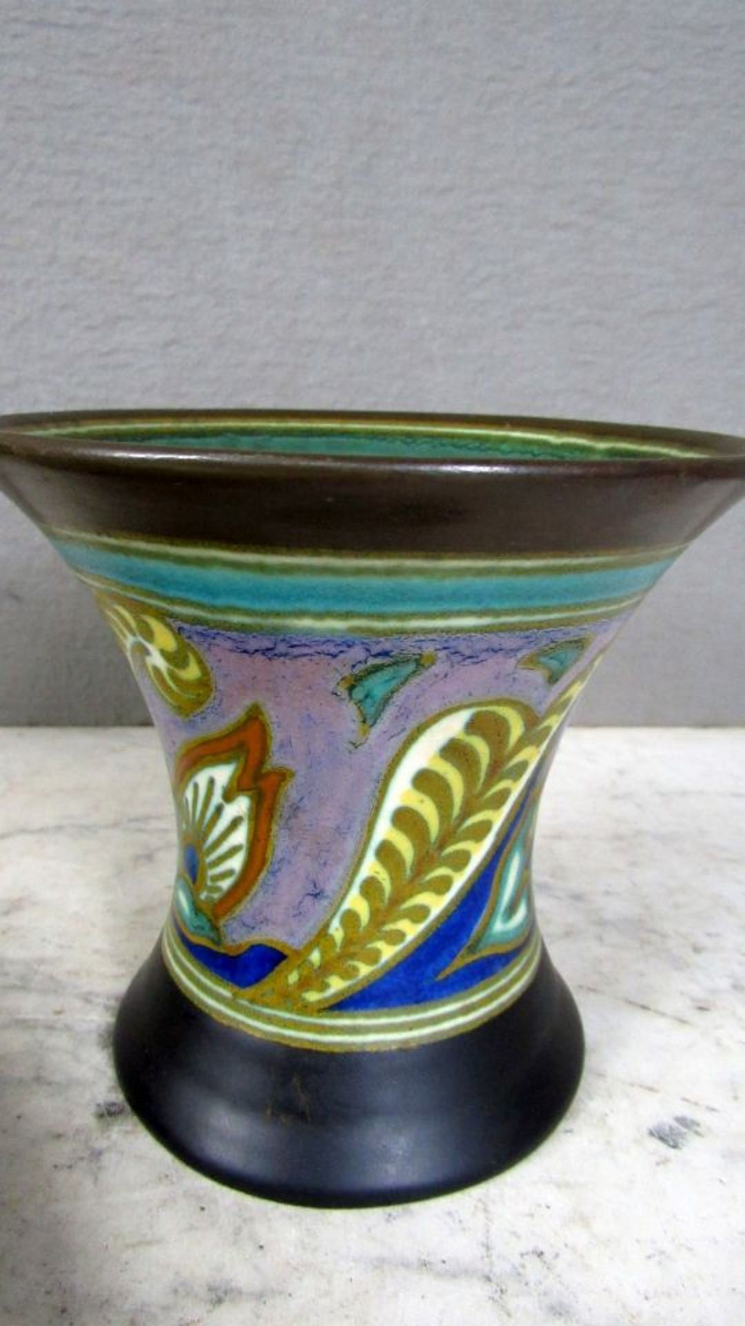 Keramikkaraffe Holland auf Tablett + - Bild 5 aus 7