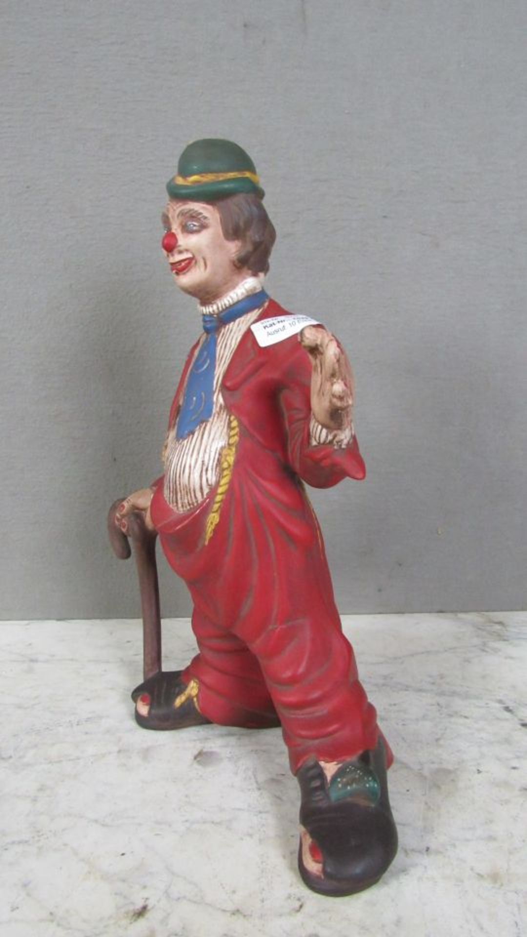 Keramikfigur Clown 39cm hoch - Bild 4 aus 7
