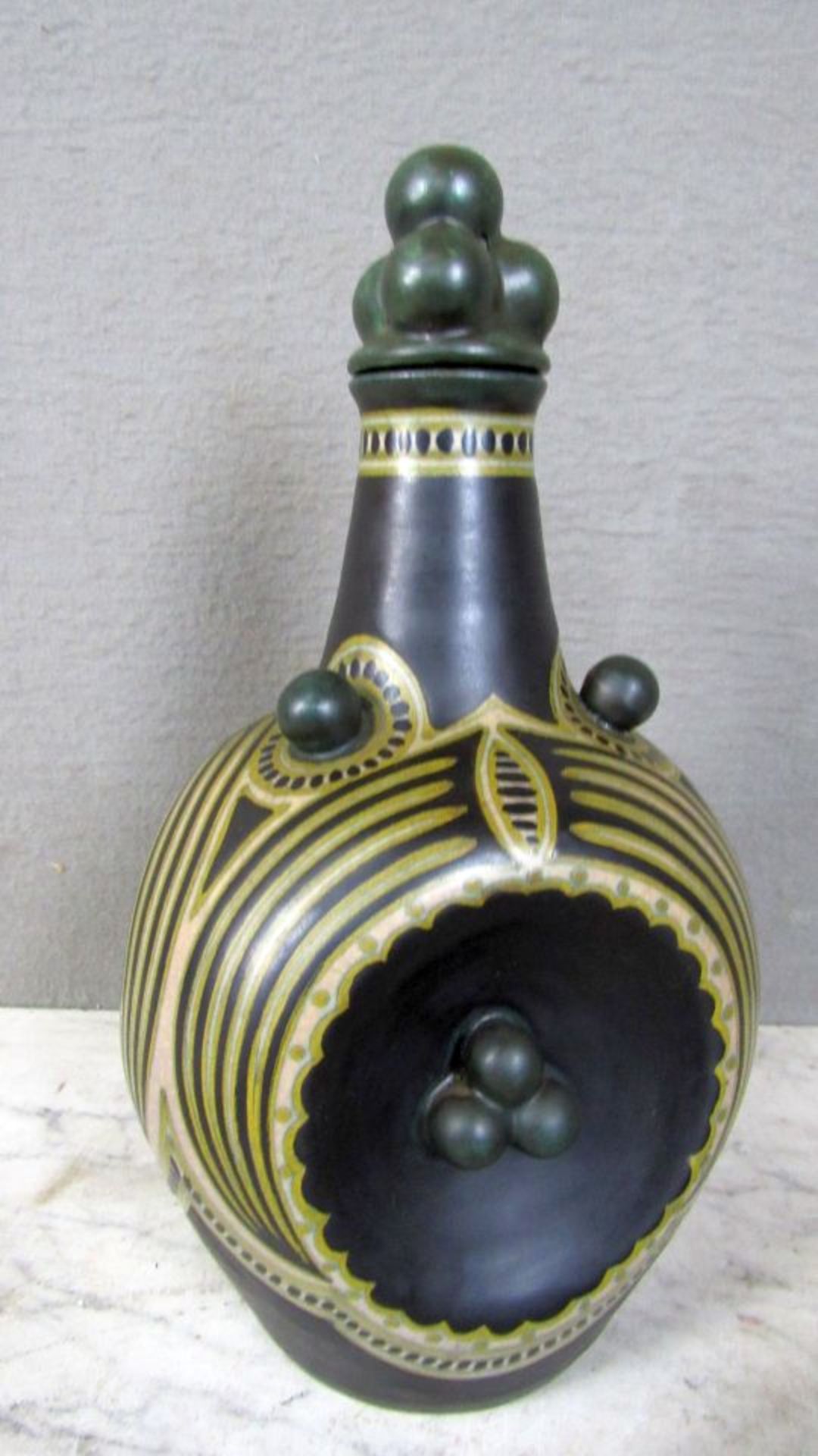 Keramikkaraffe Holland auf Tablett + - Bild 3 aus 7