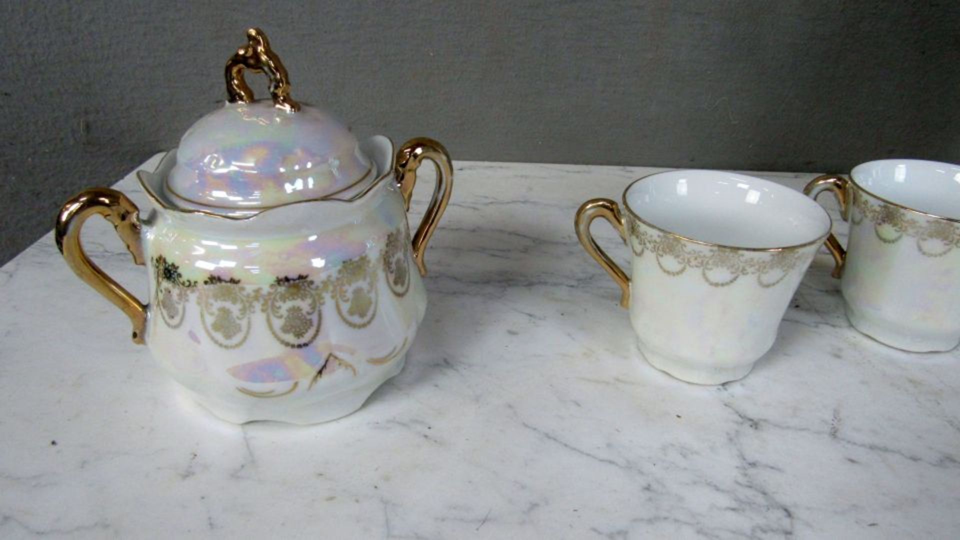 Antiker Kaffeekern irrisierend um 1900 - Bild 4 aus 7