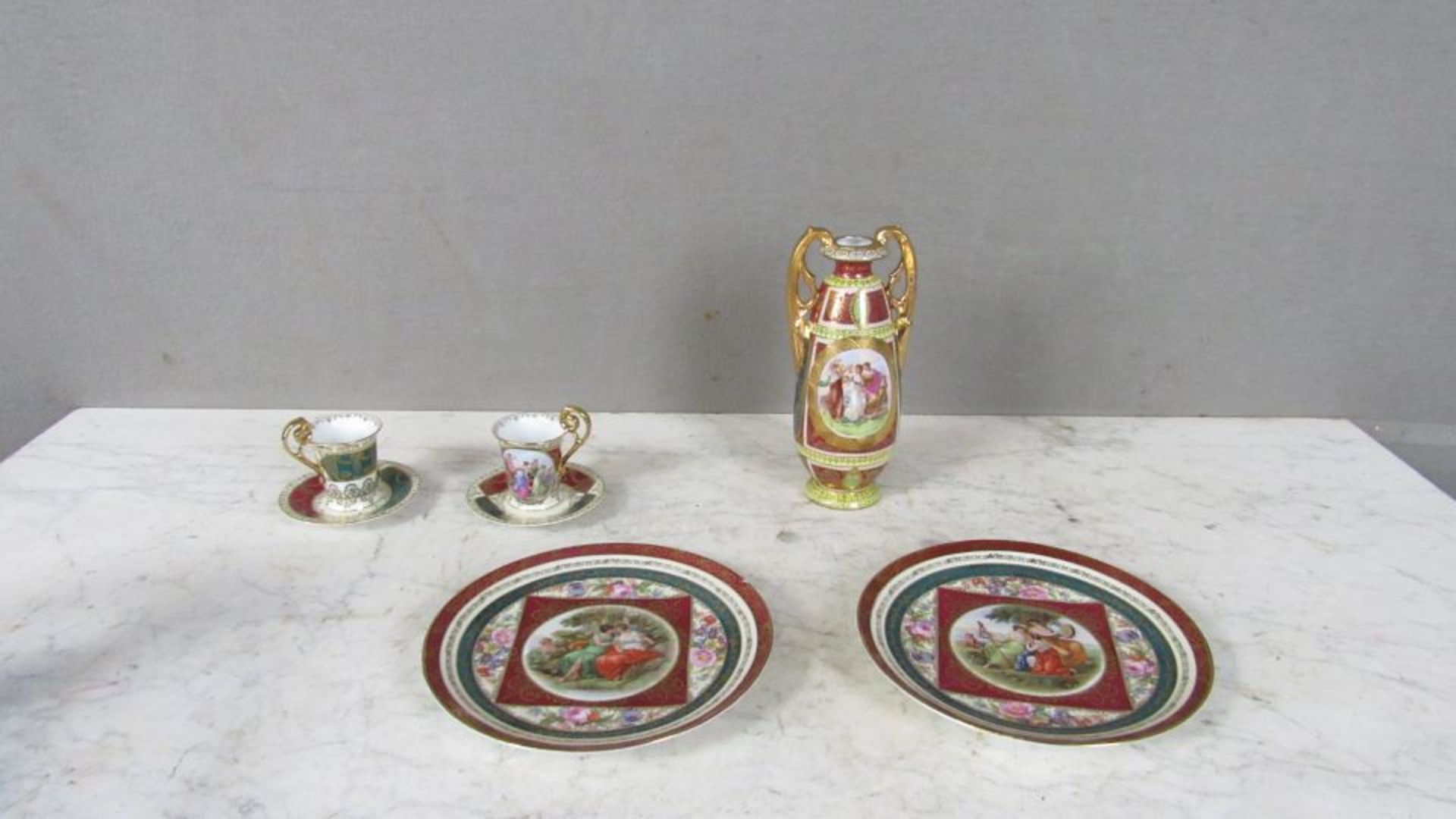 Konvolut Porzellan Wien antik 7