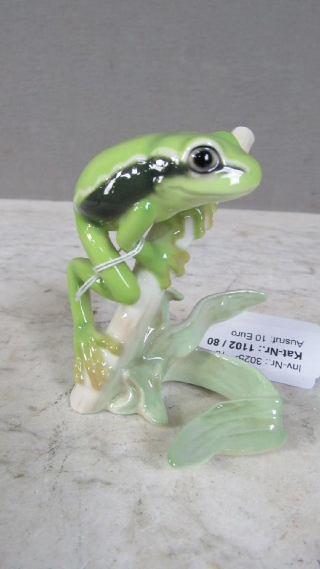 Porzellanfigur Goebel Frosch auf Spiel - Bild 4 aus 6