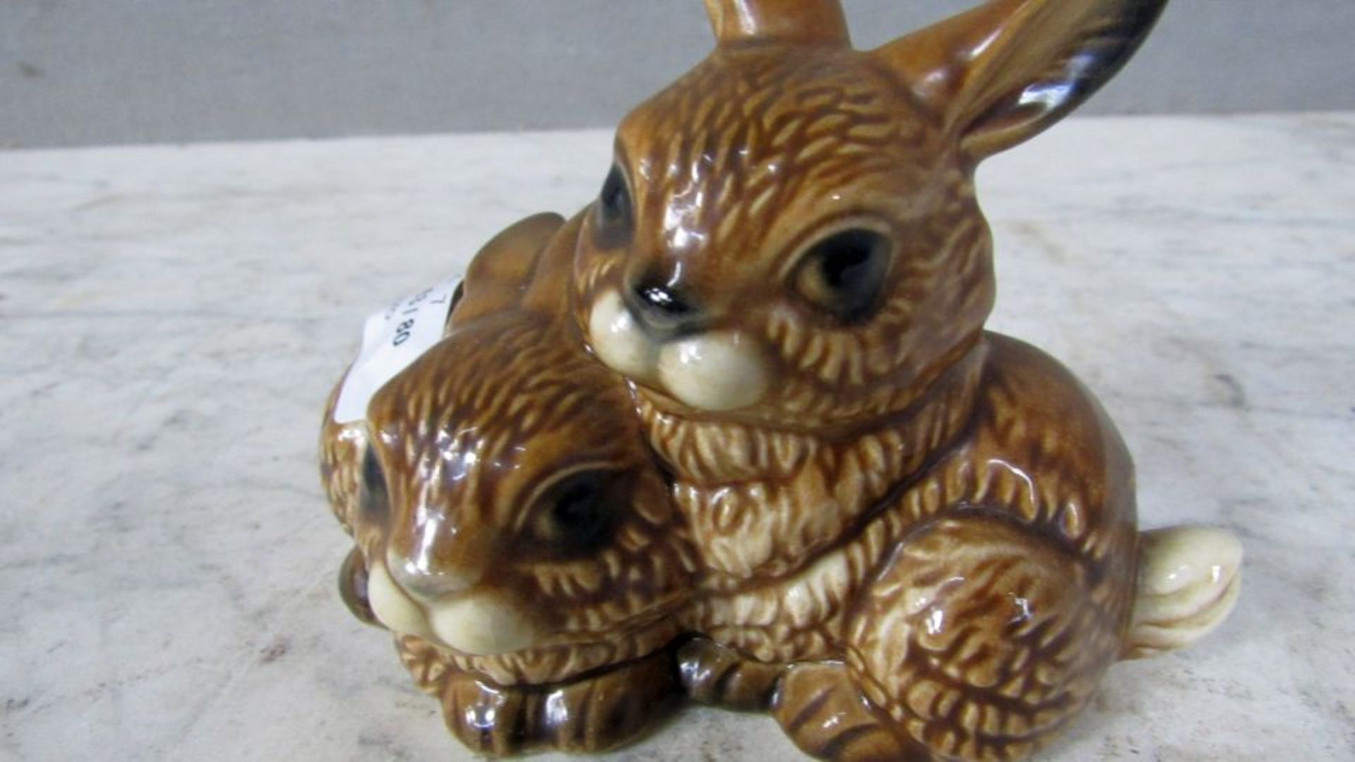 Goebel Porzellanfigur Hasen 10cm - Bild 2 aus 7