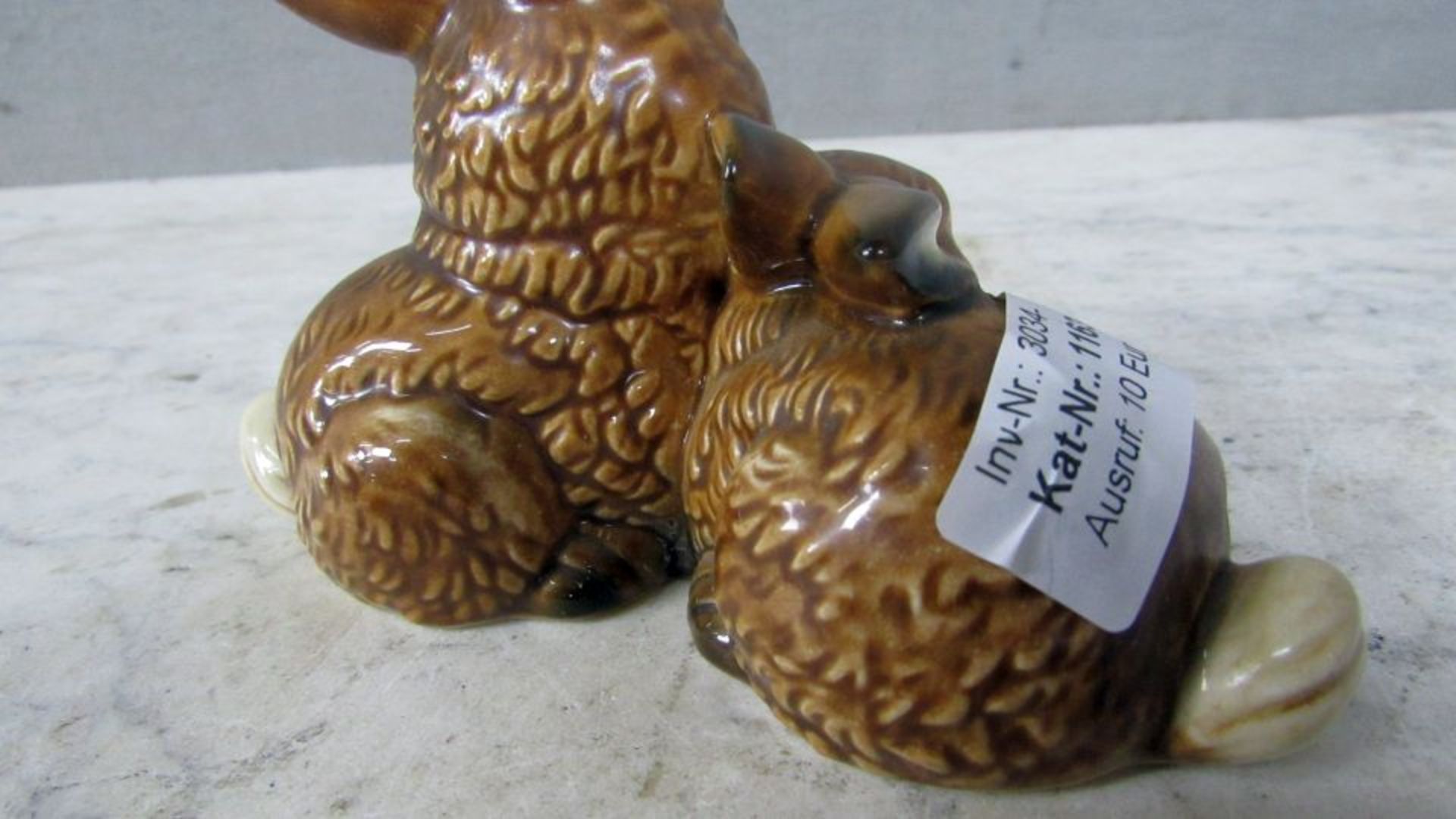 Goebel Porzellanfigur Hasen 10cm - Bild 5 aus 7