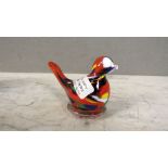 Glasskulptur Vogel mundgeblasen