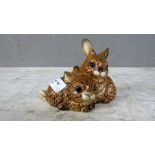 Goebel Porzellanfigur Hasen 10cm