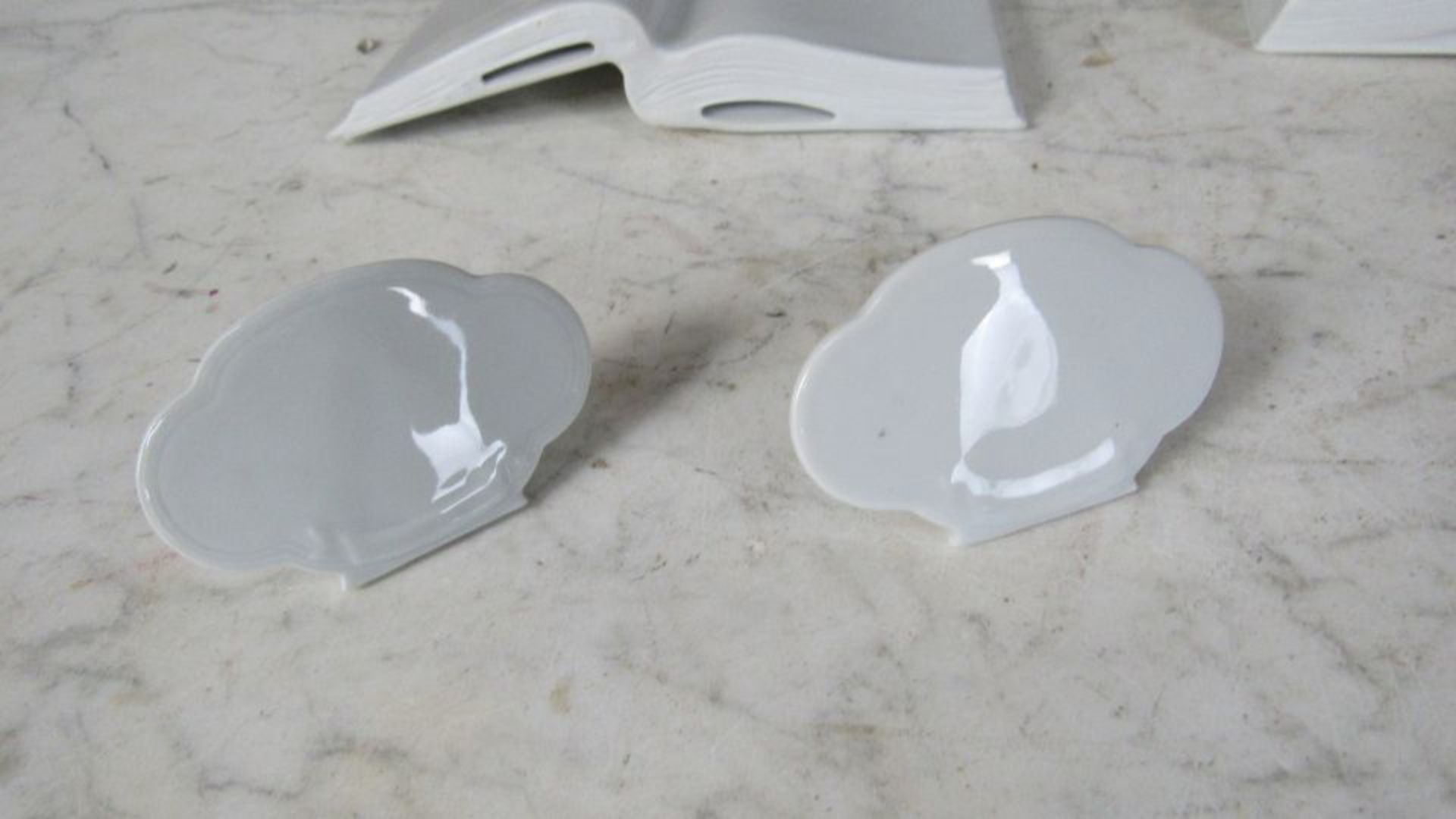 Konvolut Porzellan Aufsteller Schilder - Bild 6 aus 6