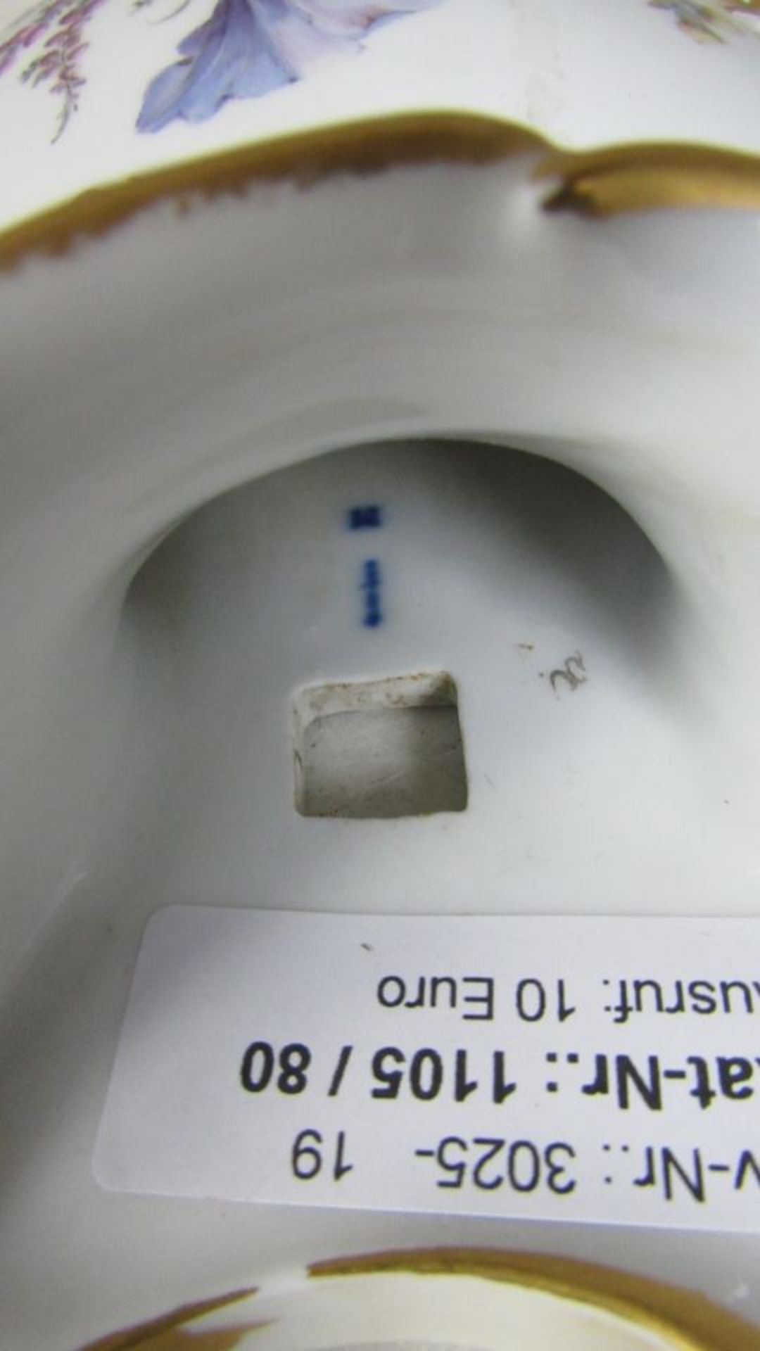 Antike Wandvase KPM Zeptermarke 34cm - Bild 8 aus 9