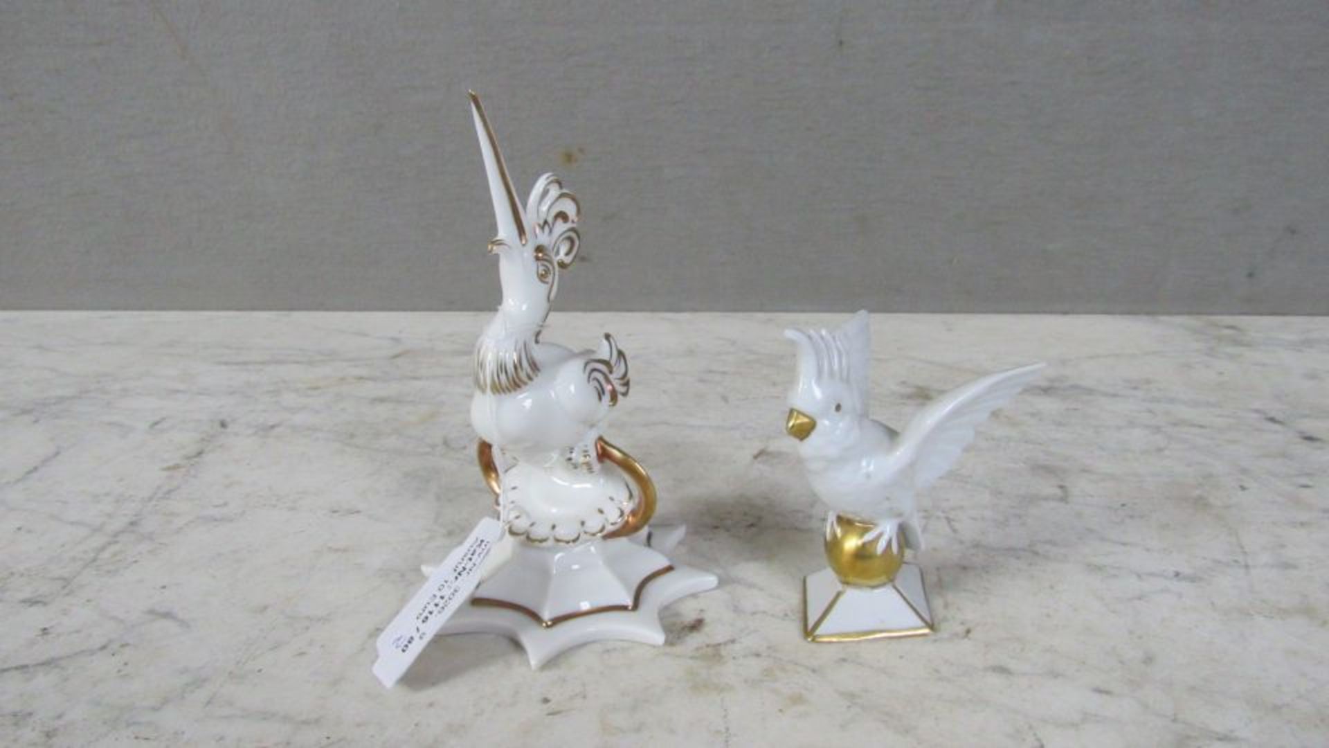 2 Porzellanfiguren Gerold und