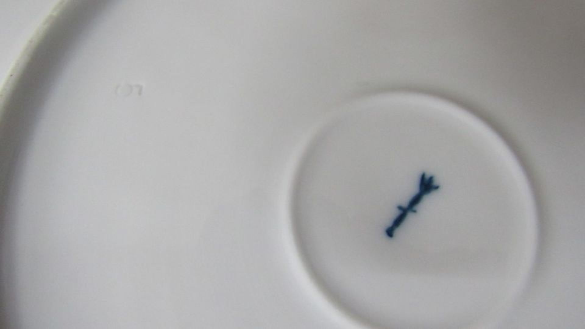 6 Porzellanteller KPM mit Logo - Bild 7 aus 7