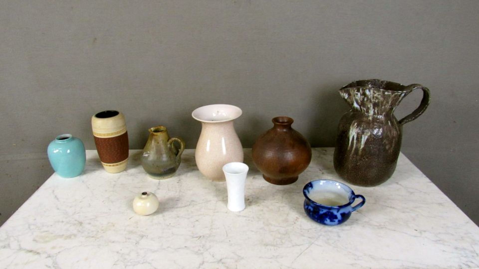 Konvolut Künstler Keramik teilweise