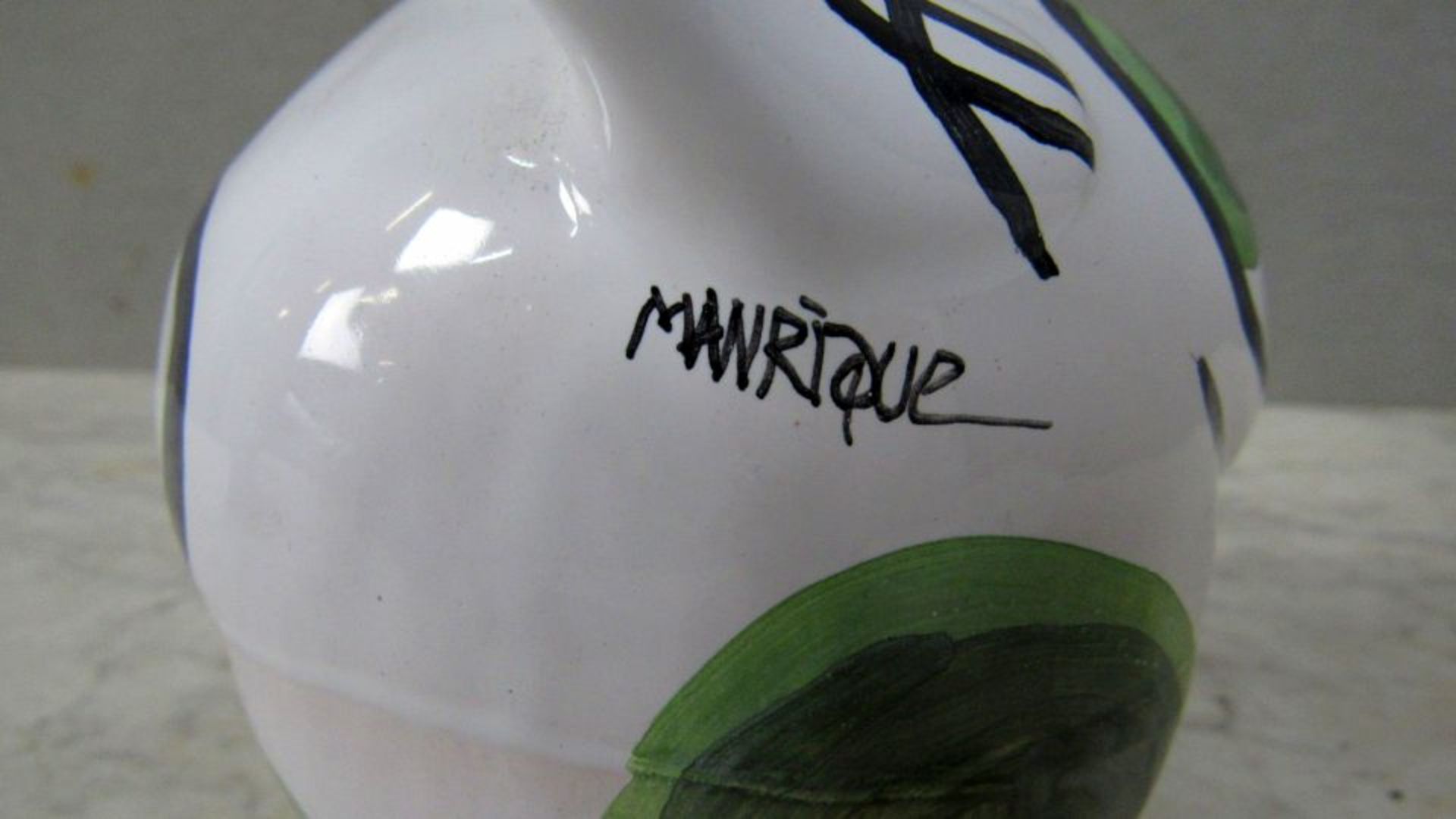 Keramikfigur Lasiert Cesar Manrique - Bild 3 aus 7