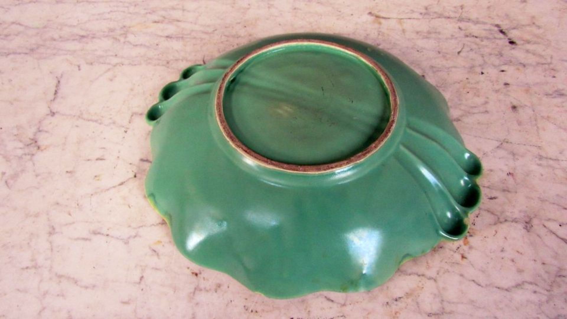 Art Deco Obstschale Spritzdekor 33cm - Bild 5 aus 5