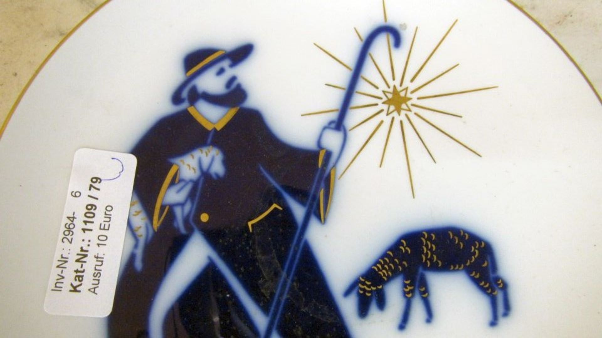 Drei Weihnachtsteller KPM - Bild 2 aus 8