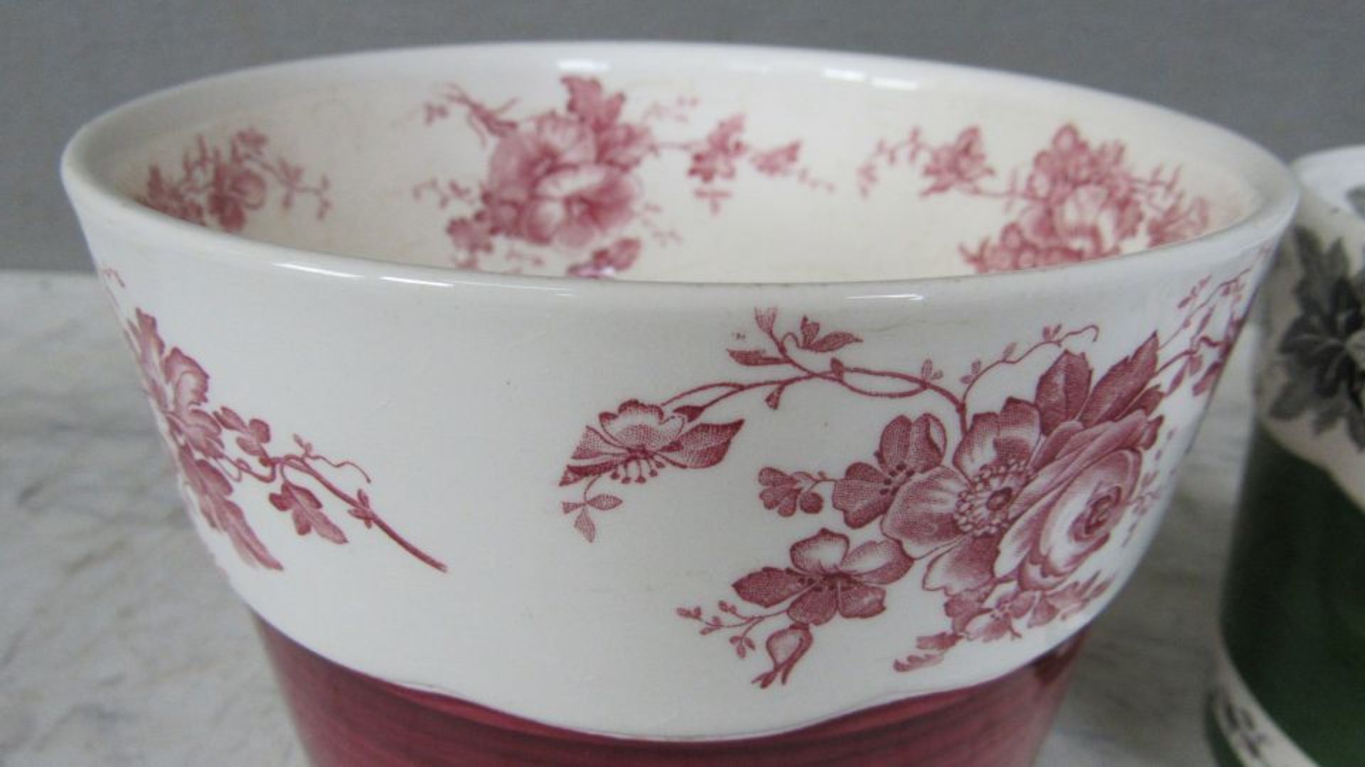 Zwei Blumentöpfe Übertöpfe Porzellan - Bild 4 aus 7