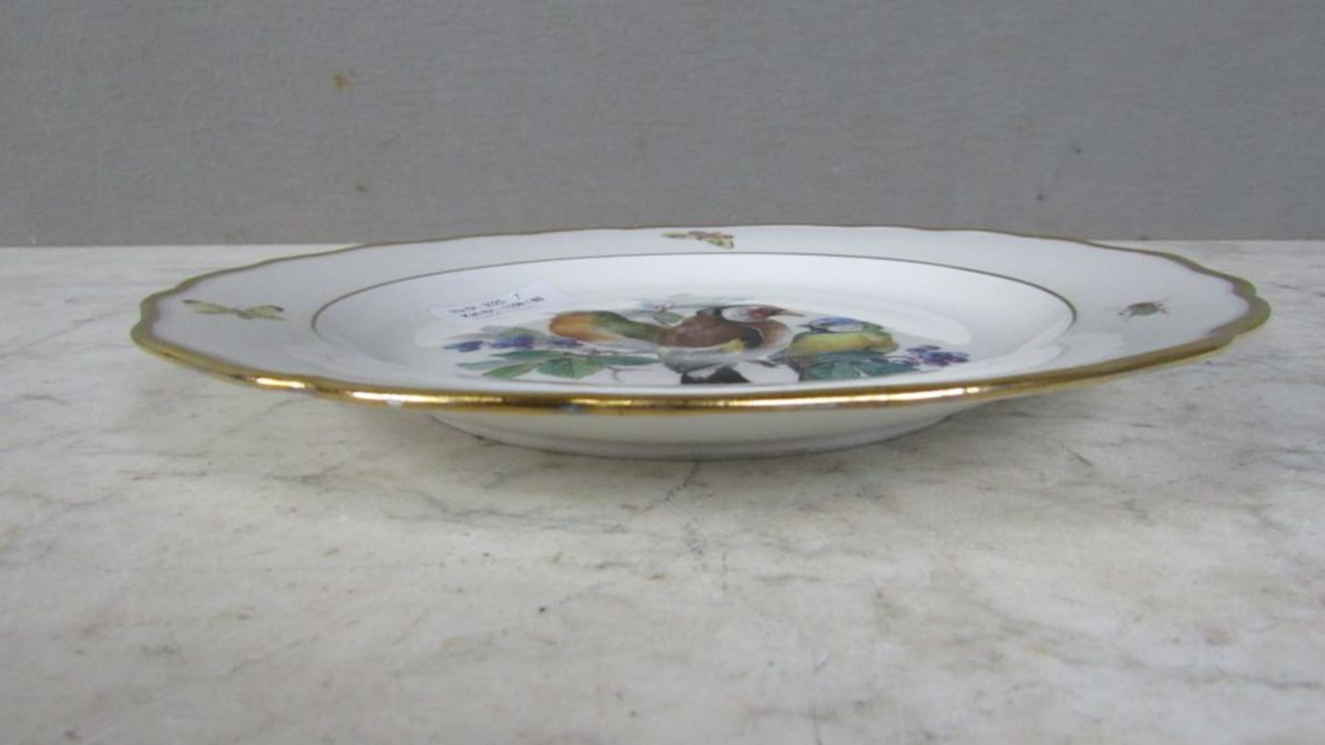 Porzellanteller Vogelmotiv Meissen - Bild 5 aus 7