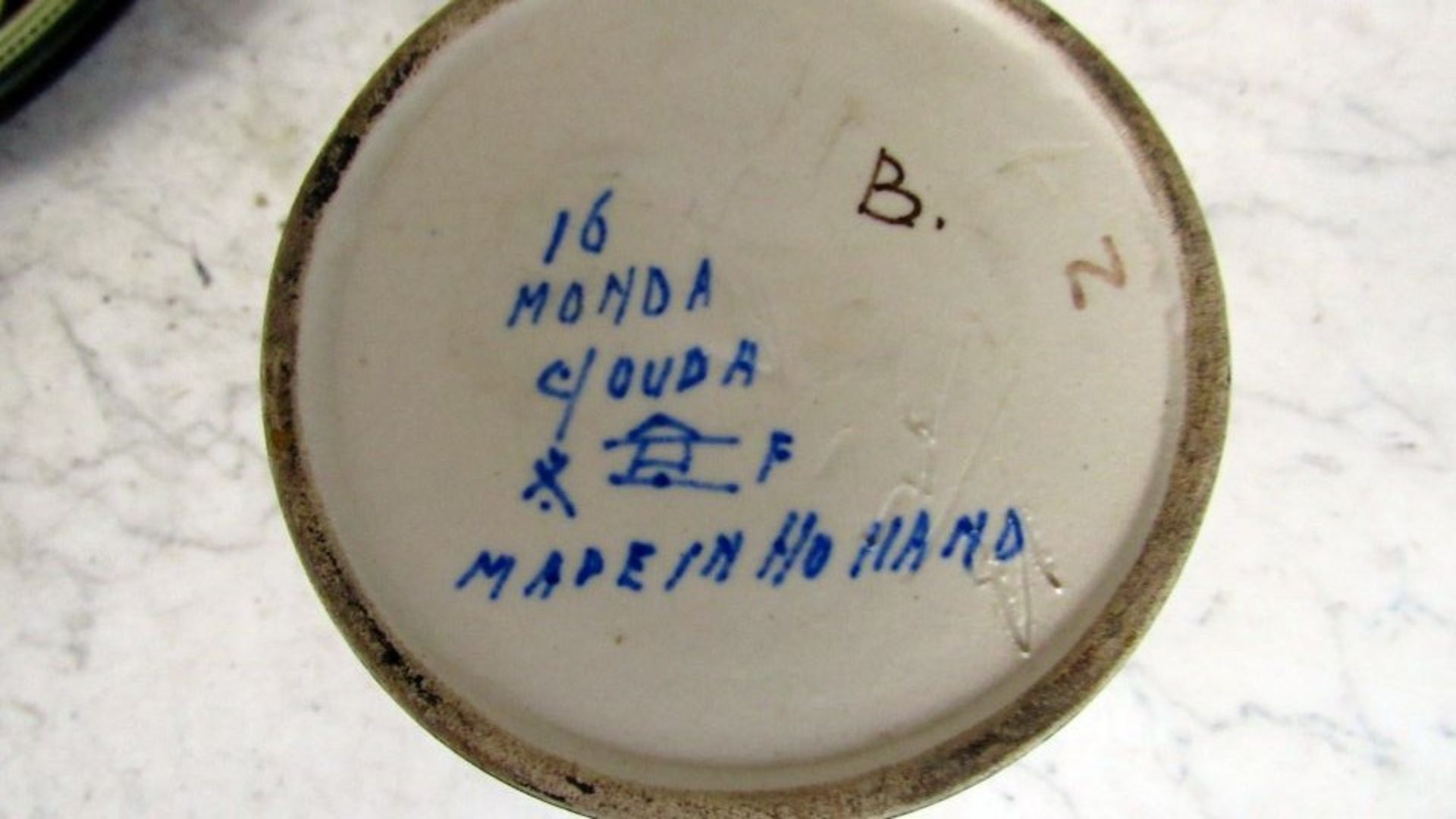 Keramikkaraffe Holland auf Tablett + - Bild 6 aus 7