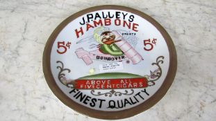 Reklameteller Zigarren 29cm