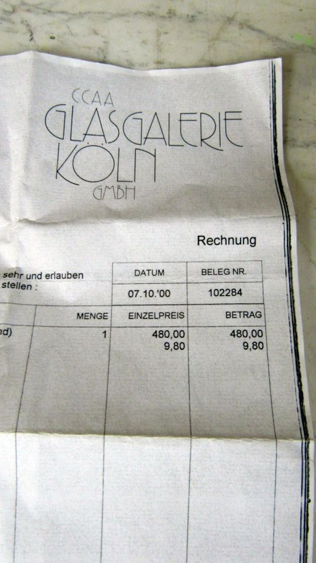 Zierteller Glasteller Küstner Mosaik - Bild 3 aus 7