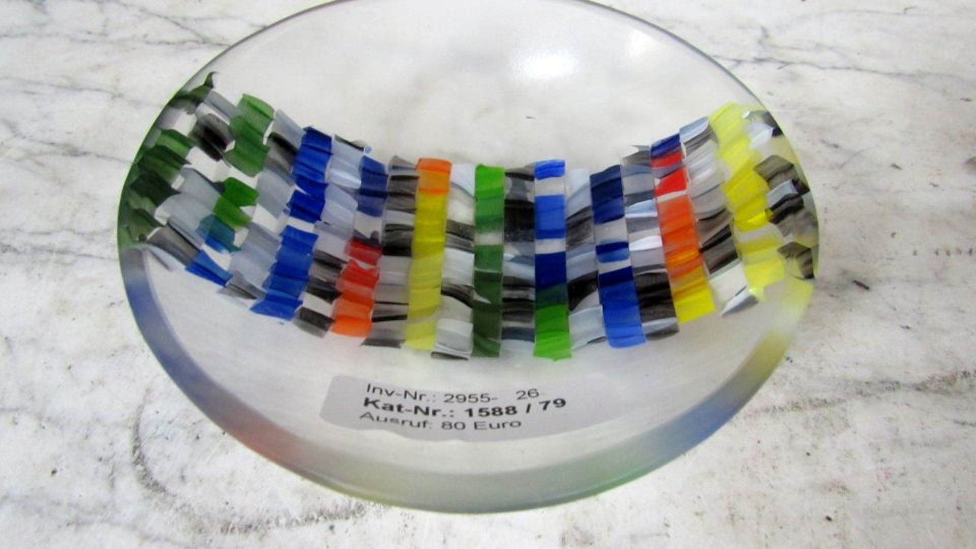 Zierteller Glasteller Küstner Mosaik - Bild 6 aus 7